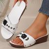 Women's Sandals Fashion Heeled Sandals For Summer Shoes Women Slippers Summer Footwear Female Block Heels Sandalias De Mujer