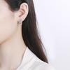 925 Sterling Silver Earrings For Women Round Zircon Earrings Sparkling Party Wedding Jewelry Gift AccessoriesGood Product