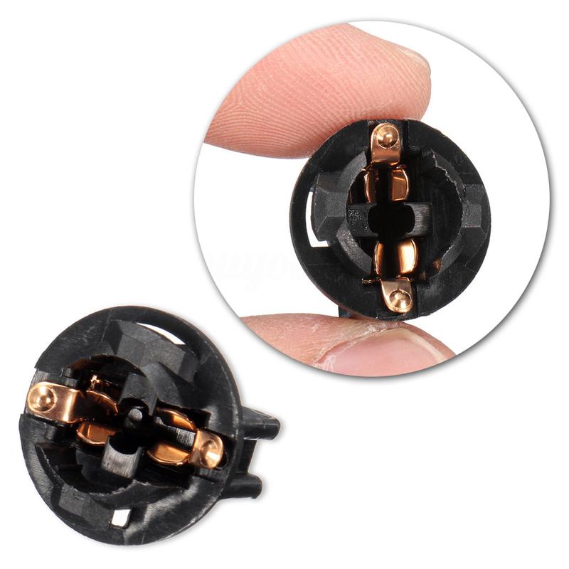 10pcs T10 W5W 194 Bulbs Holder Wedge trument Dash Light Base Twist Socket Lock trument Panel Cluster Replacement Socket