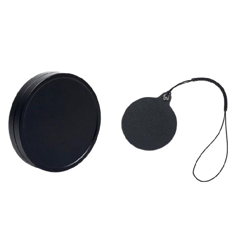 Lightweight Aluminum Front Lens Caps with Antiloss Sticker for Mini Evo Camera Perfect for Travel and Daily Use