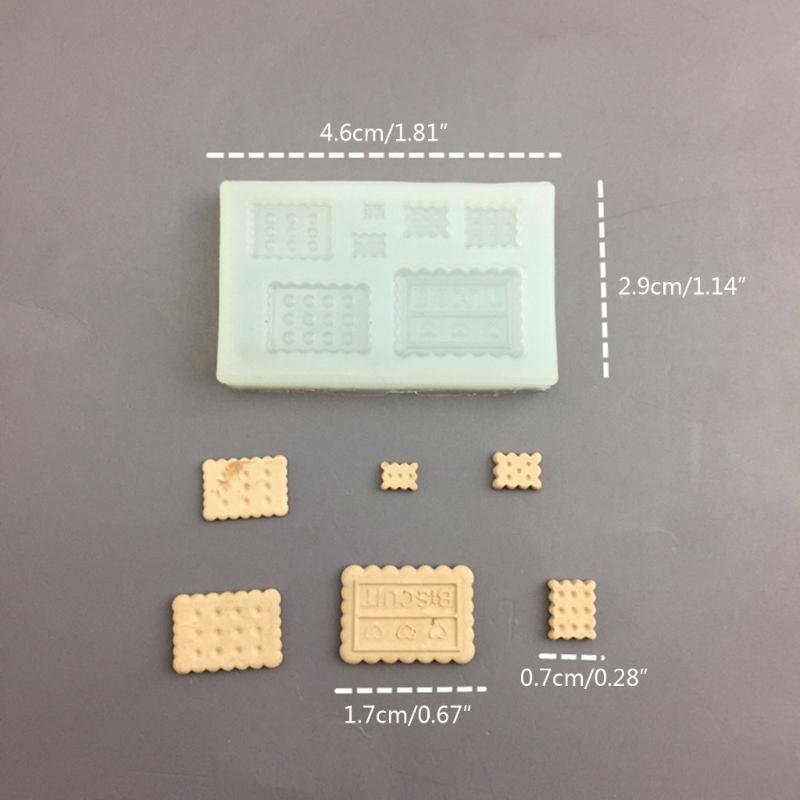 Mini Cookie Bread Biscuit-Resin Molds Miniature Bread Dessert Molds Display-Prop