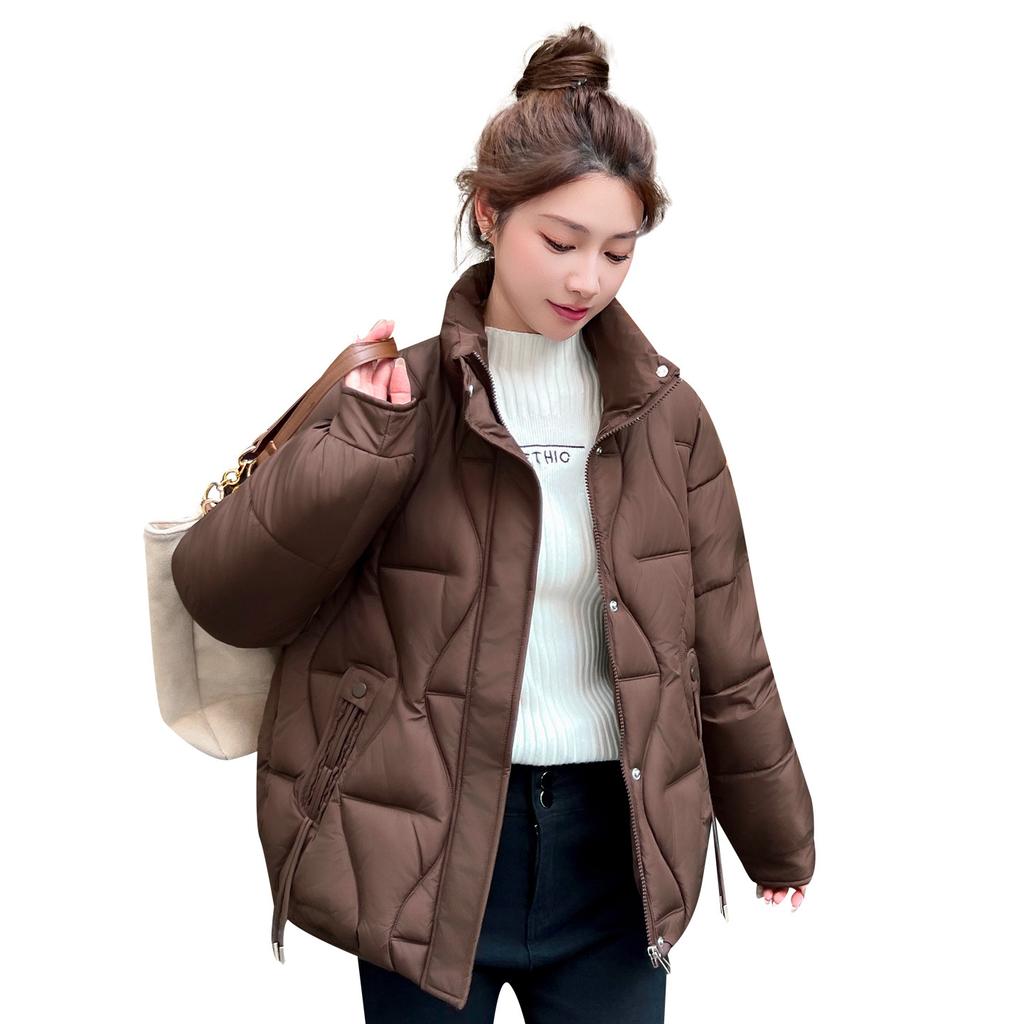 Women's Short Cotton-padded Clothes 2025 Winter New Fashion Foreign Style Age-reducing Thin Cotton-padded Clothes Jacket Bread Clothes Cotton-padded