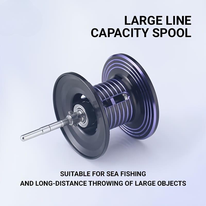 Casting Reel 6.3:1 High Gear Ratio Two-handed Use Lightweight and Portable Suitable for Fresh and Salt Water Ideal Birthday and New Year Gift