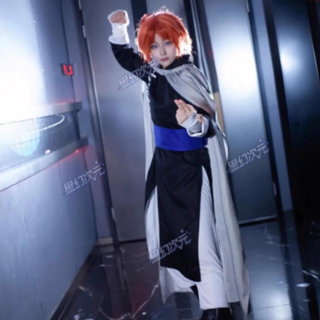 Anime Gintama Cosplay Kamui Cosplay Costumes Wig Kagura Bother Halloween Party Clothes Kamui Cosplay Outfit for Women Men