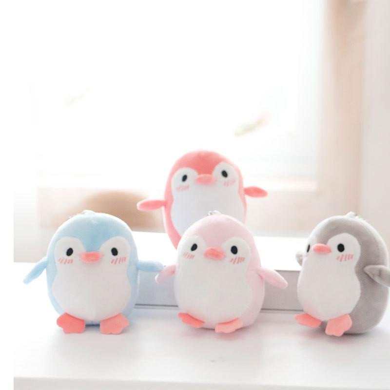 Cute Penguin Plush Toy Pendant For Children's Backpacks And Suitcases 12cm Blue