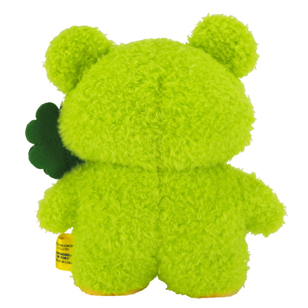 SunLemon Fluffy Frog GR S 13x5x15cm Plush Animal Frog P-9502