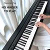 Easy-Learn Piano Notes for Beginners - 88 Key Full Range, Removable & Reusable Keyboard Guide with Colorful Labels (White/Black)