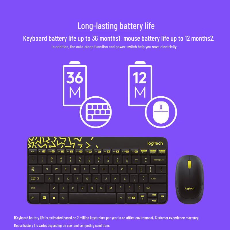 Logitech MK240 Nano Wireless Keyboard and Mouse Combo