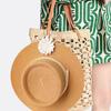 Yousheng Flower Magnetic Hat Clip Hands-Free Bag Backpack Handbag Luggage Hanging Faux Leather Cap Holder Vacation Traveling Essentials