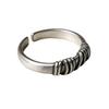 Retro Korean-Japanese Style Knot Open Ring for Women – Fashion Wide Band Index Finger Ring