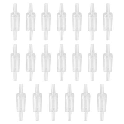 20PCS Plastic Aquarium Air Pump Unidirectional Check Valve Fish Tank Supplies Accessory