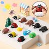 Mochi Squishy Fun Education Insect Squeeze Taba Squish Cartoon Animal Squeeze Stress Toys Party Decoration Birthday Gift For Kid