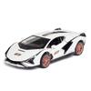 1:32 SIAN Alloy Car Model Toy Metal Diecast Simulation Light Sound Pull Back Roadster Models for Holiday Gifts
