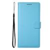 For Oppo Reno14 F 5G Case Magnetic Snap Litchi Texture Leather Wallet Phone Cover with Wrist Strap