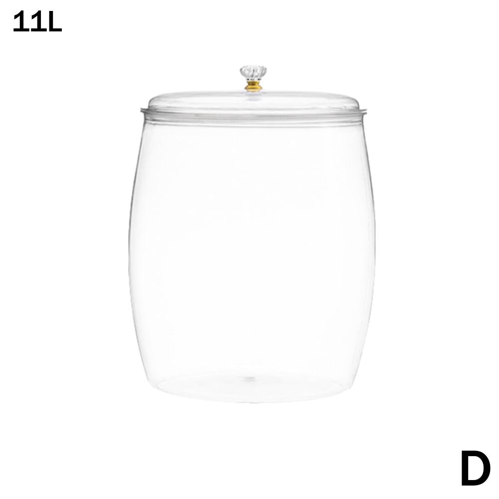 Multifunctional Storage Jar With Lid Plastic Transparent Storage Box Sealed Cereals Jar Flour Rice Nuts Beans Dry Food Container