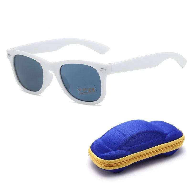 Fashionable And Trendy Children'S Cute Sunglasses Retro Candy Color Outdoor Sun Protection Eyeglasses With Glasses Box Uv400