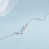 S925 Silver Leaf Bracelet for Women Fresh Ginkgo Biloba Charm Bracelet Silver 925 Jewelry Pulseras Mujer Bangles