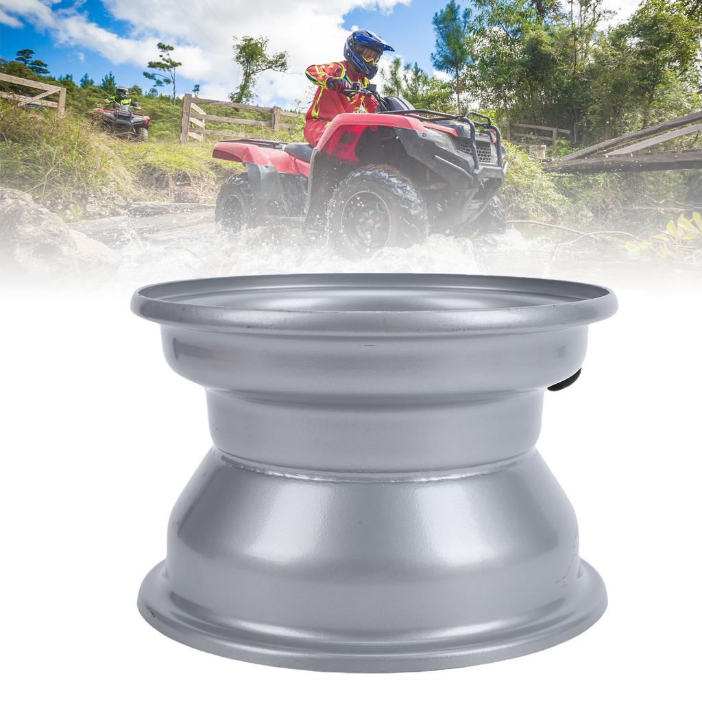 16x8-7 ATV Wheel Hub 3 Holes 7 Inch Replacement Wheel Rim Compatible with Kazuma Quad ATV Go Kart UTV 125cc 150cc Off Road Tire