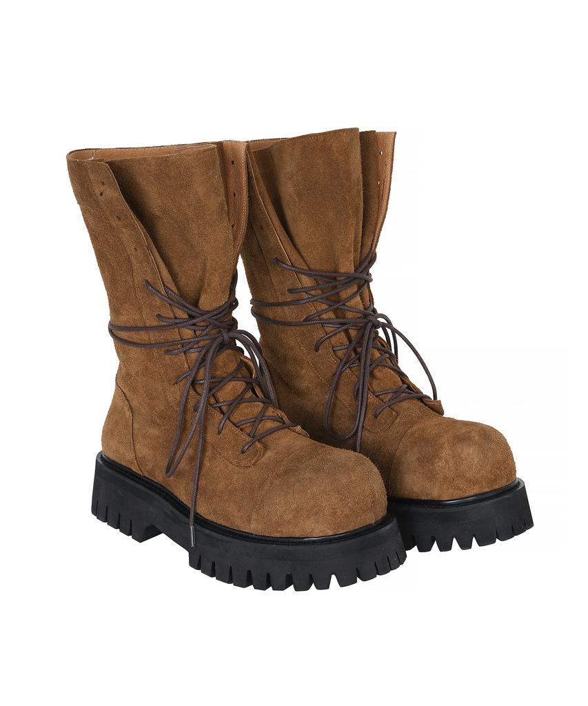 Lanarchive [5009] Suede Long Desert Boots