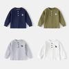 Boys' Spring/Autumn Embroidered Long-Sleeve Pullover