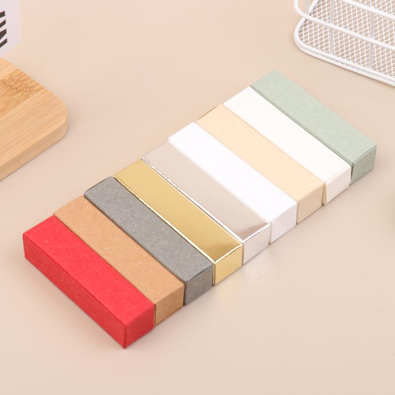 10Pcs Perfume Box 5Ml 10Ml Essential Oil Bottle Packaging Box Container Kraft Paper Tube Cardboard Boxes Lipstick Storage Box