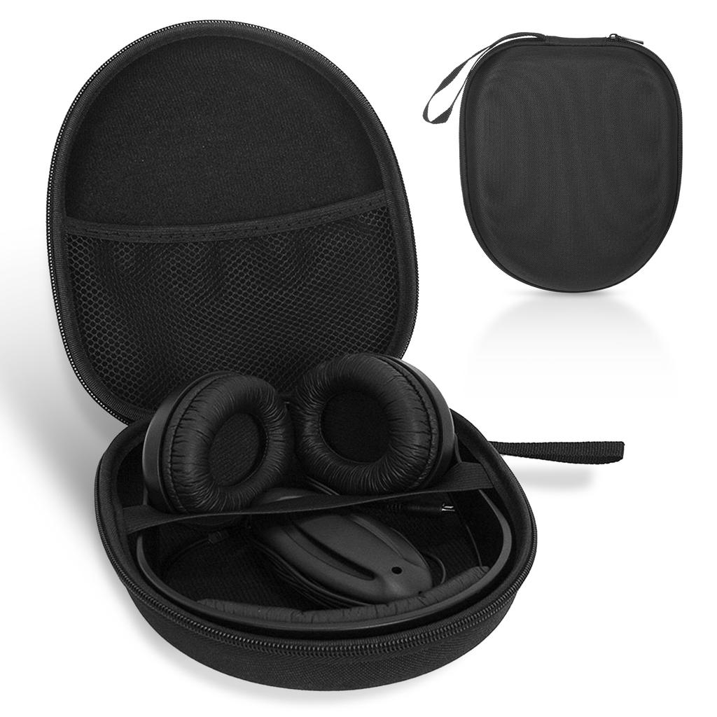 Headphone Carrying Case Shockproof Headset Pouch Anti-pressure Universal Capacity Earphone Container Company Supplies