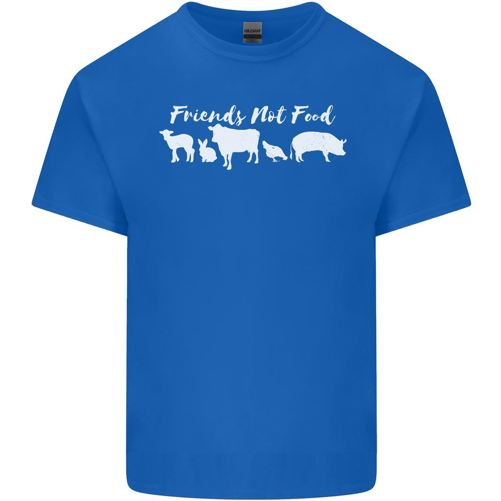 Vegan Animals Are Friends Not Food Unisexs Light Cotton TShirt