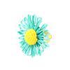 Fashion Fresh Sweet Pastoral Dopamine Colored Sunflower Flower Live Ring Elegant Versatile Woman