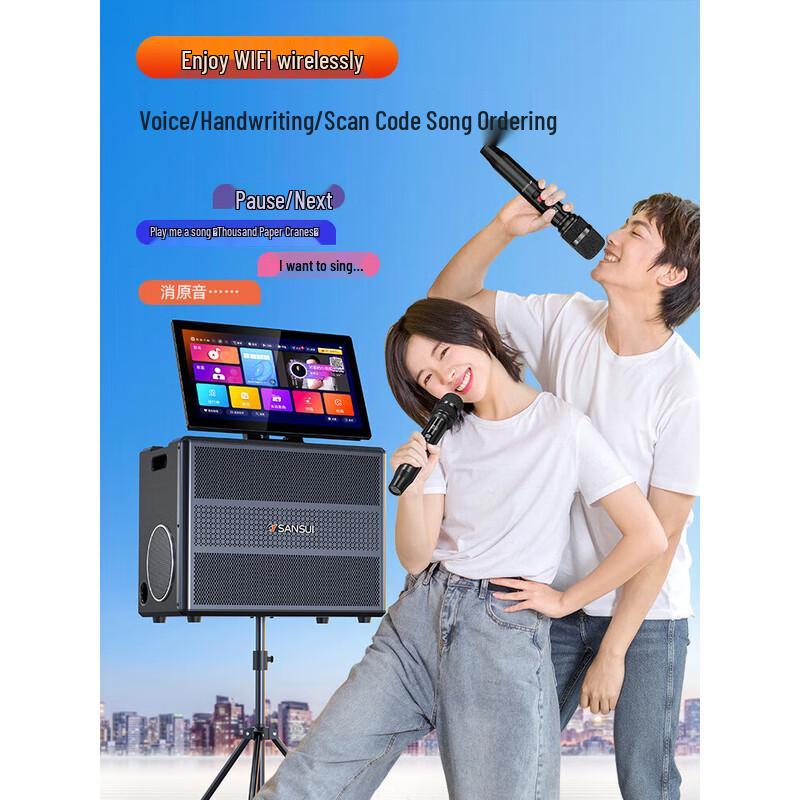 SANSUI Home KTV Audio System E30 CN Plug (adapter Included)