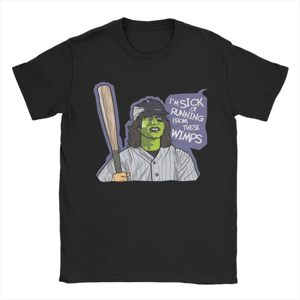 Funny Baseball Furies Scary T Shirt Men Cotton Short Sleeve The Warriors Round Neck Summer Top Tee
