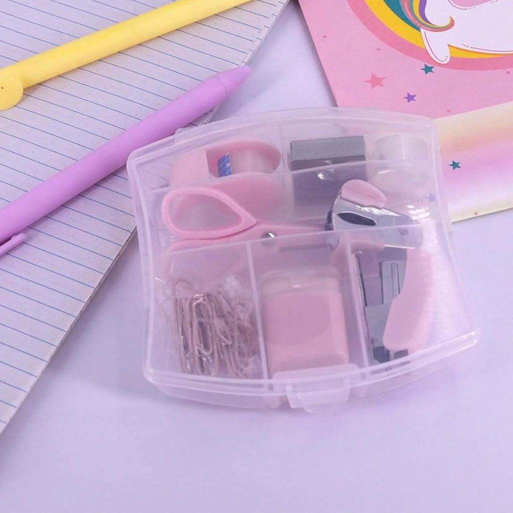 Draagbare Mini Kantoor Schrijfwaren Set Met Perforator, Nietjesverwijderaar