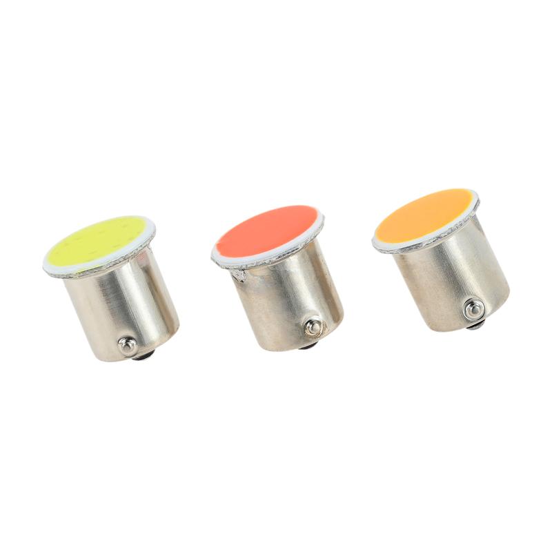 10Pcs 2.2*2cm10 pcs 1156 COB LED Bulb,Car LED Brake Lights Reverse Lights Turn Signals,Car LED Daytime And Nighttime Light Bulbs