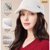 JIUMU Women's Pure Wool Winter Knit Baseball Cap
