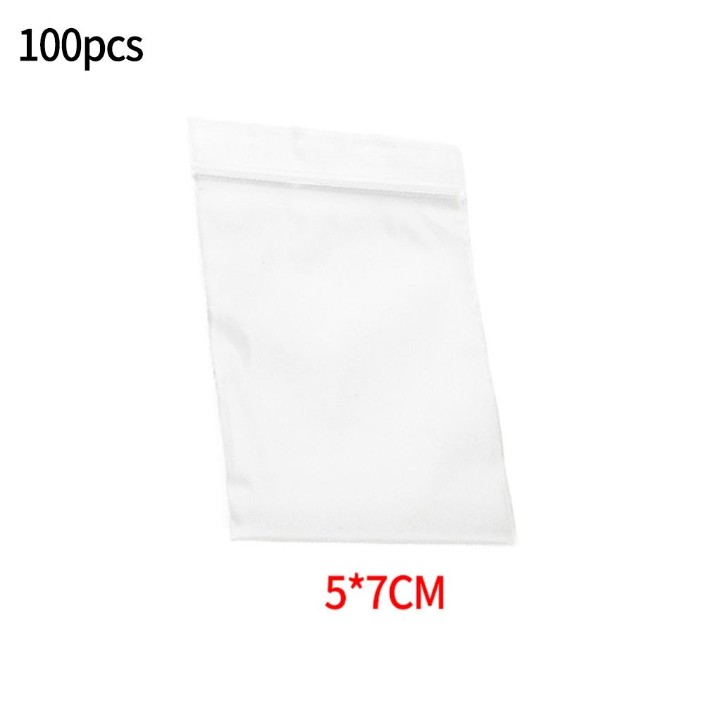 100 Plastic Bag 100pcs 3 Sizes Baggies Baggy Plastic
