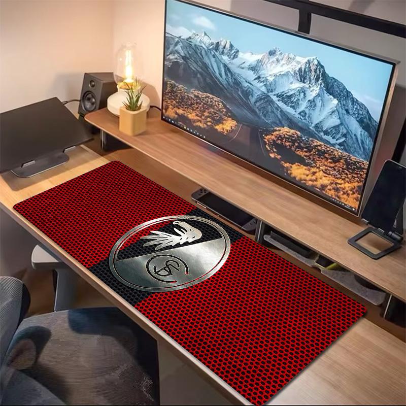 SC Freiburg Print  Cushion Non-slip Laptop Tablet Big Mousepad XXL Mat Mini PC Playmat With Lock edge