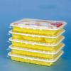 JingJingRS Disposable 3-Compartment Takeout Meal Boxes