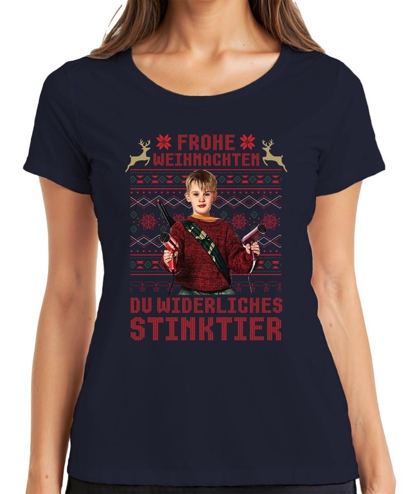 Merry Christmas You Disgusting Skunk Kevin Home Alone Unisexs TShirt S