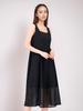 ACUD Sleeveless Sheer Dress_Black