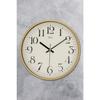 30 cm Wanduhr aus echtem Glas mit geräuschlosem Mechanismus
