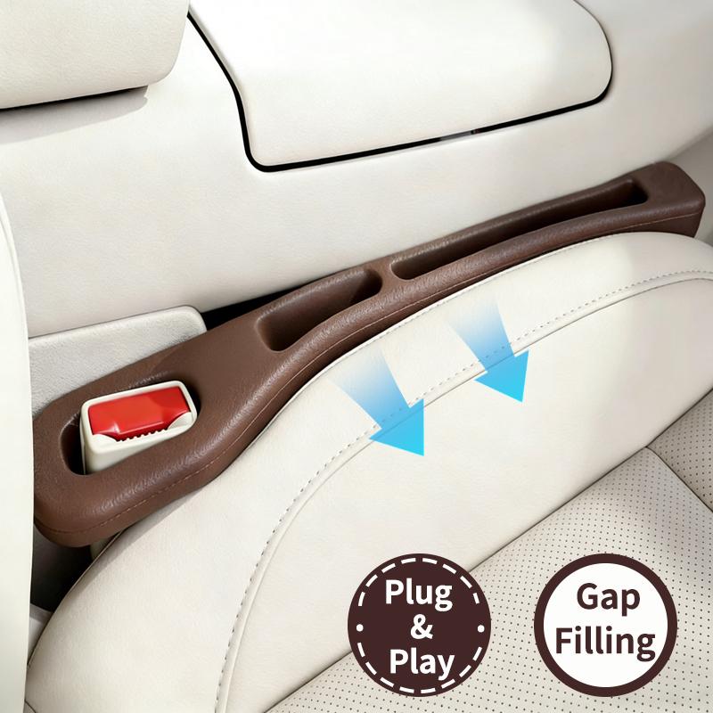 Car gap filler strip for Ford Edge Car Seat Gap Filler Side Storage Strip Space-Saving Interior Organizer Plug & Play 2Pcs