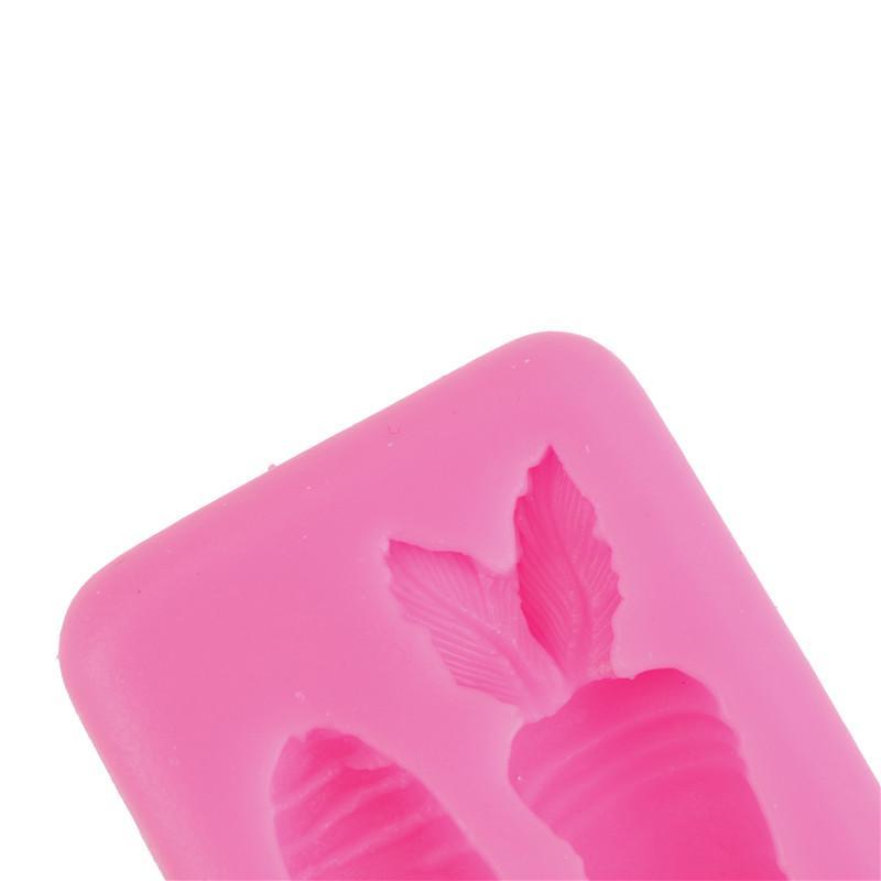 Casual Carrot Vegetables Silicone Mold Decoration Tools Clay Push Mold