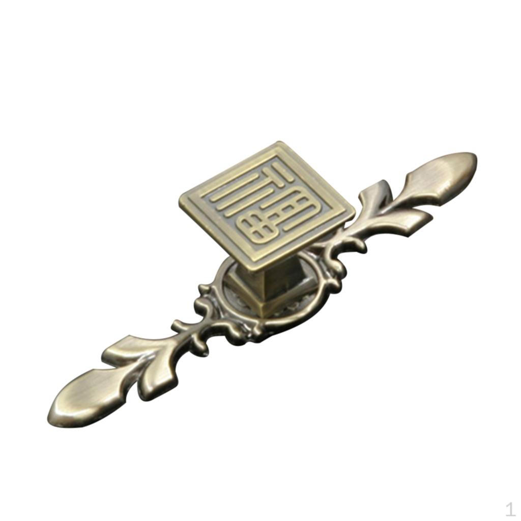 Chinese Traditional Style Cabinet Knob Cupboard Drawer Pull Handle Dresser Pulls