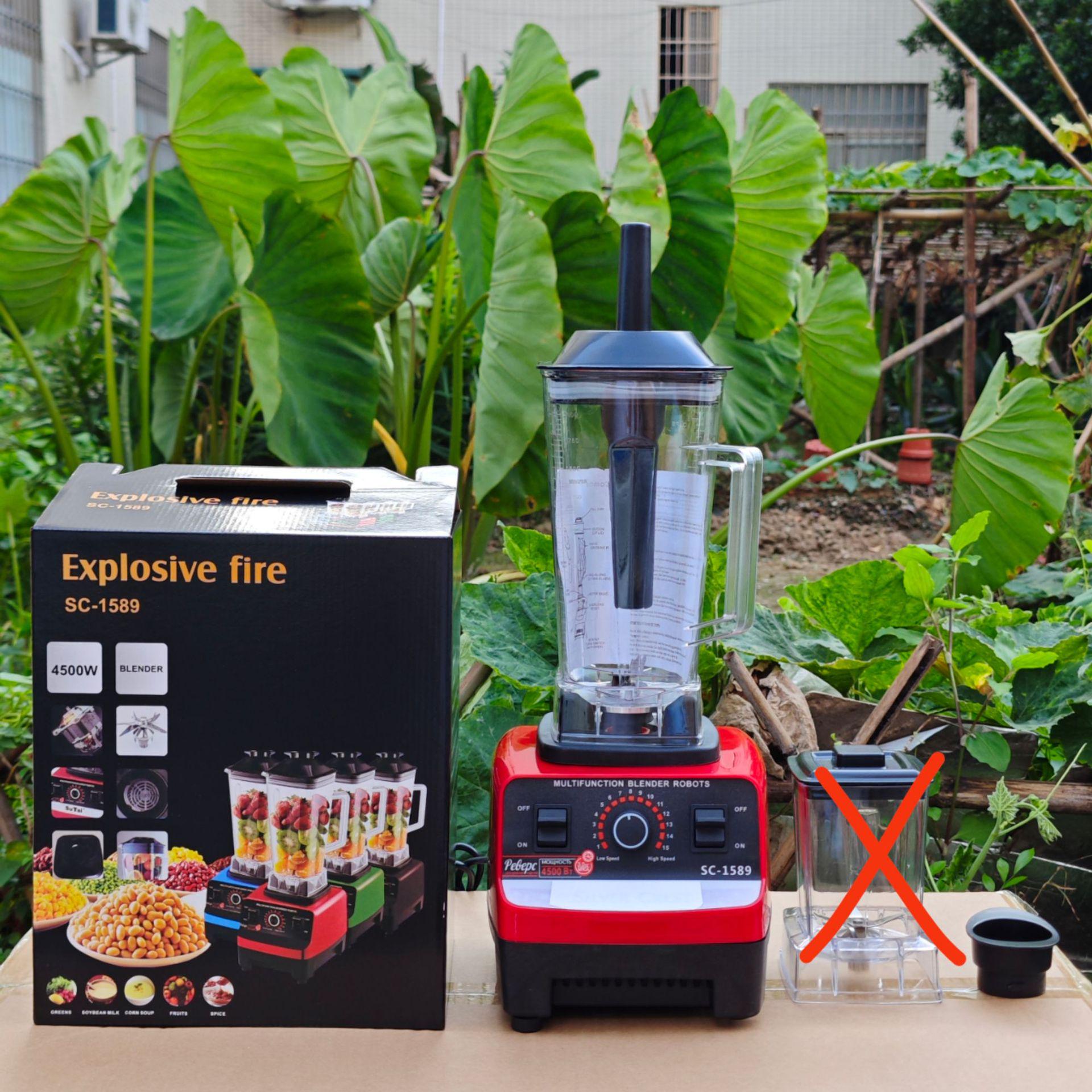 4L 8-in-1 High-Power Stainless Steel Blender: Mixer, Meat Grinder, Ice Crusher, Juicer. EU Plug Export