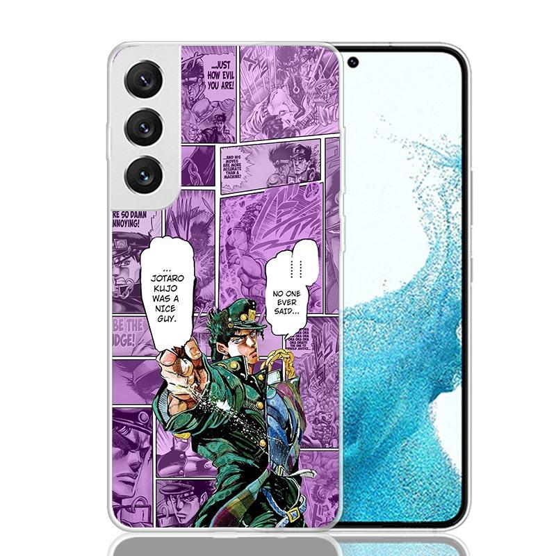 JoJo Bizarre Adventure Anime Case Phone Cover for Samsung Galaxy S24 S25 Ultra S23 Plus S22 + S21 S20 FE S10 S25Plus Trend Funda