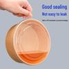 Kraft Paper Disposable Bowl - Ideal for Rice, Salad, Lunch, Takeout, Fast Food, and Fruit.