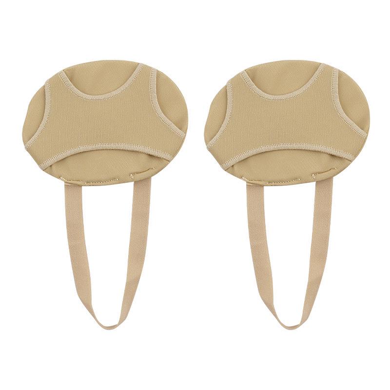 SEBS Three-Hole Forefoot Pad: Soft, Skin-Friendly, Anti-Abrasion, Shock-Absorbing, Size-Adjusting High Heel Protector. Small