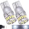 T10 LED Super Bright Light W5W 175 194 168 12961 White 6000K Bright 12V-24V Wide CANBUS Canceller 360 Degree Position Indicator Light Set of 2