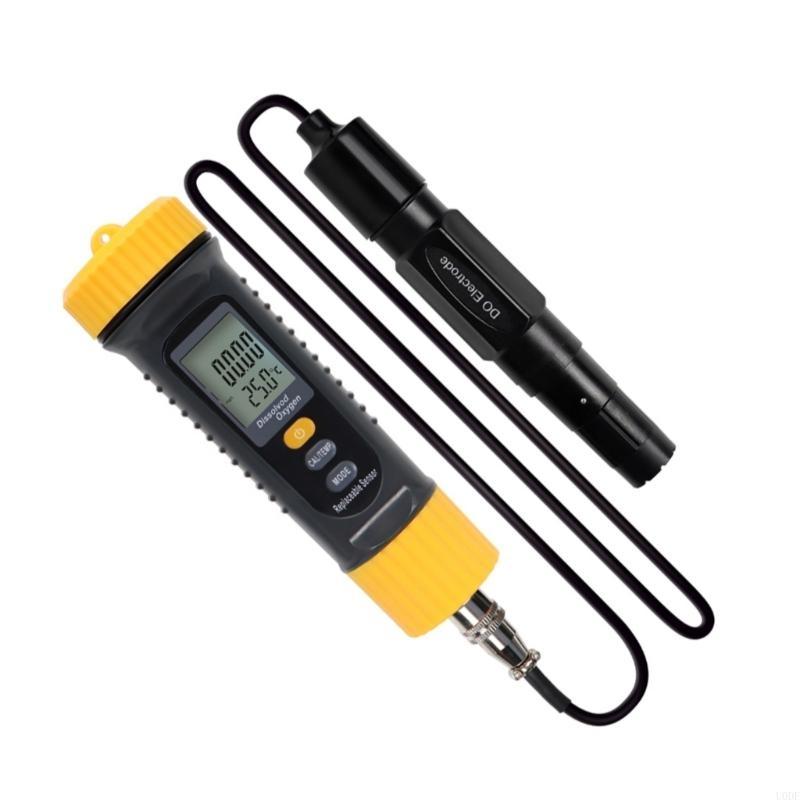   Lightweight Dissolved Oxygen Meter Water Quality Tester Temperature Compensation USB Data Transfer LCD Display for Home