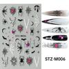 1PC Instagram-worthy Miniature Cartoon Aurora Ribbon Bow Nail Sticker, Nail Art Sticker, Holiday Gift