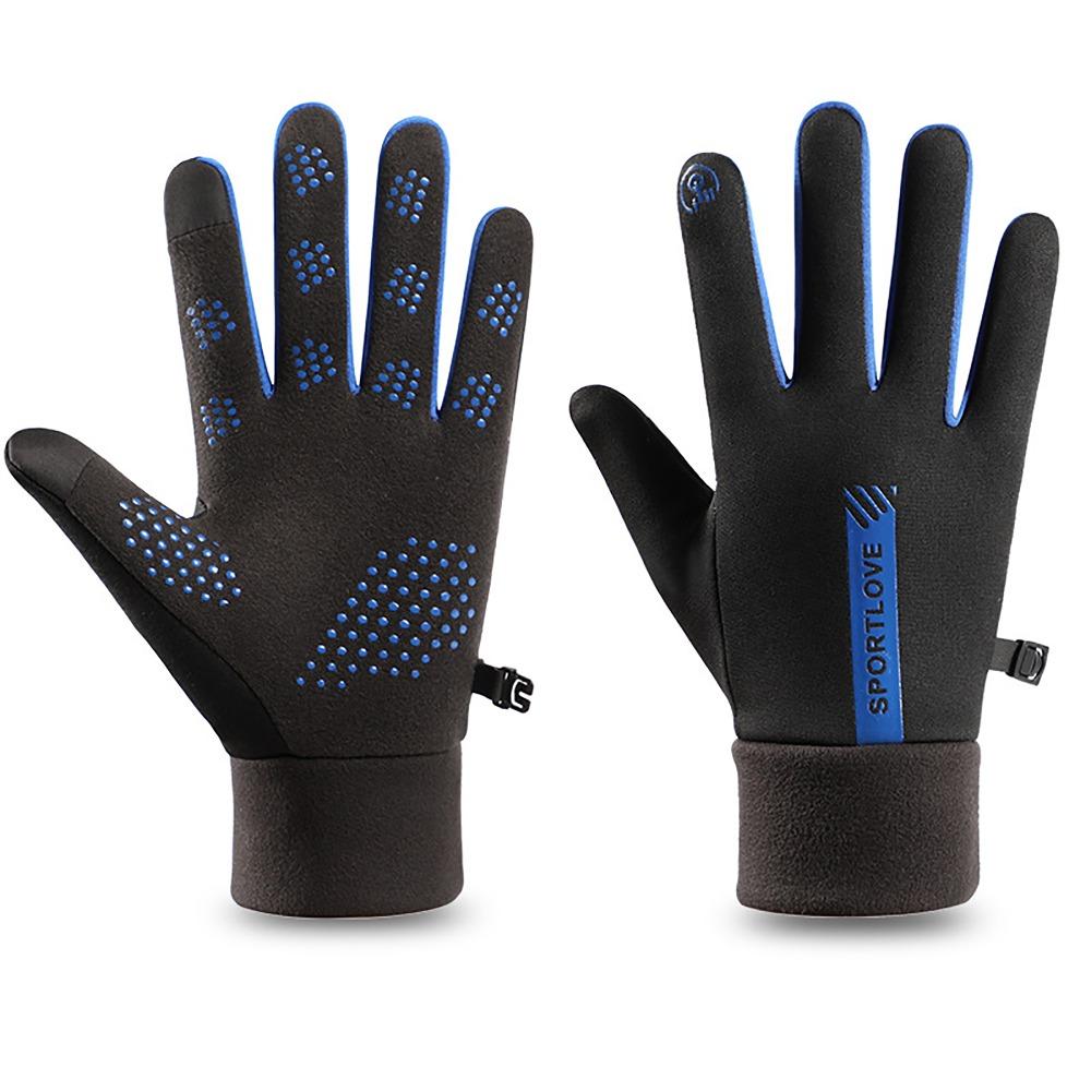 Cold Resistance Winter Gloves Thermal Fleece Ski Gloves Convenient Driving Mittens  for Woman Man